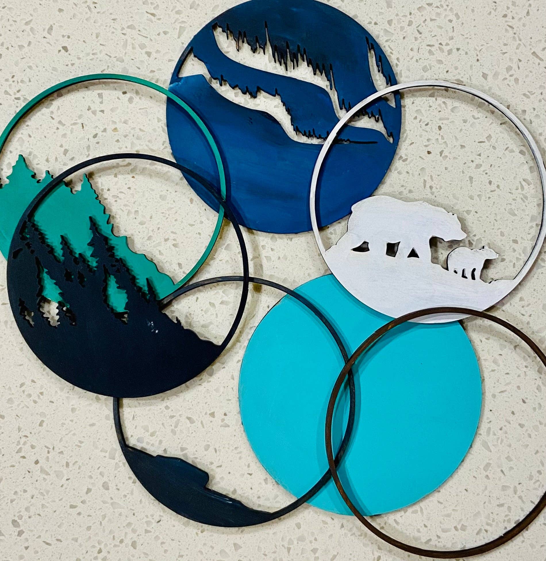 Our Little Makery – wholesale DIY craft kit – Bear Shadow Box Kit3