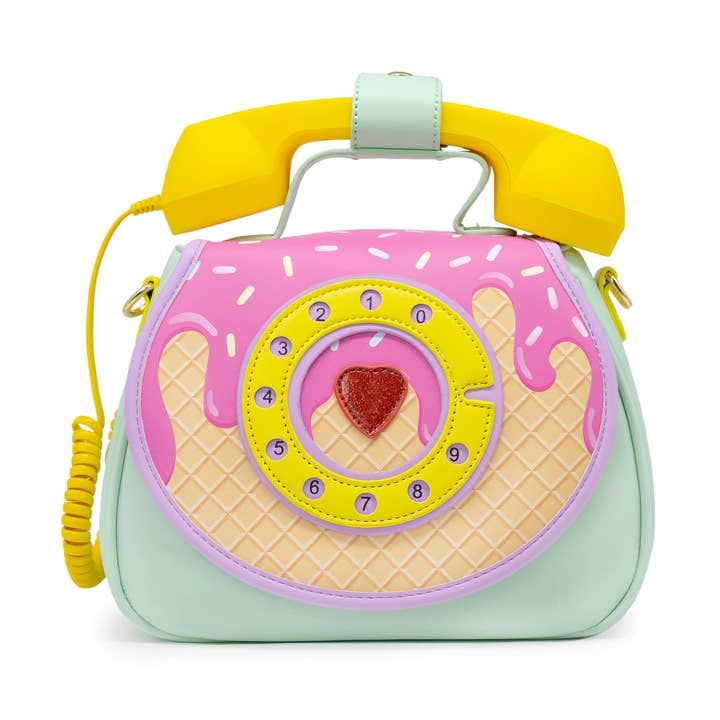 Ring Ring Phone Convertible Handbag - Ice Cream Dream for wholesale by Bewaltz