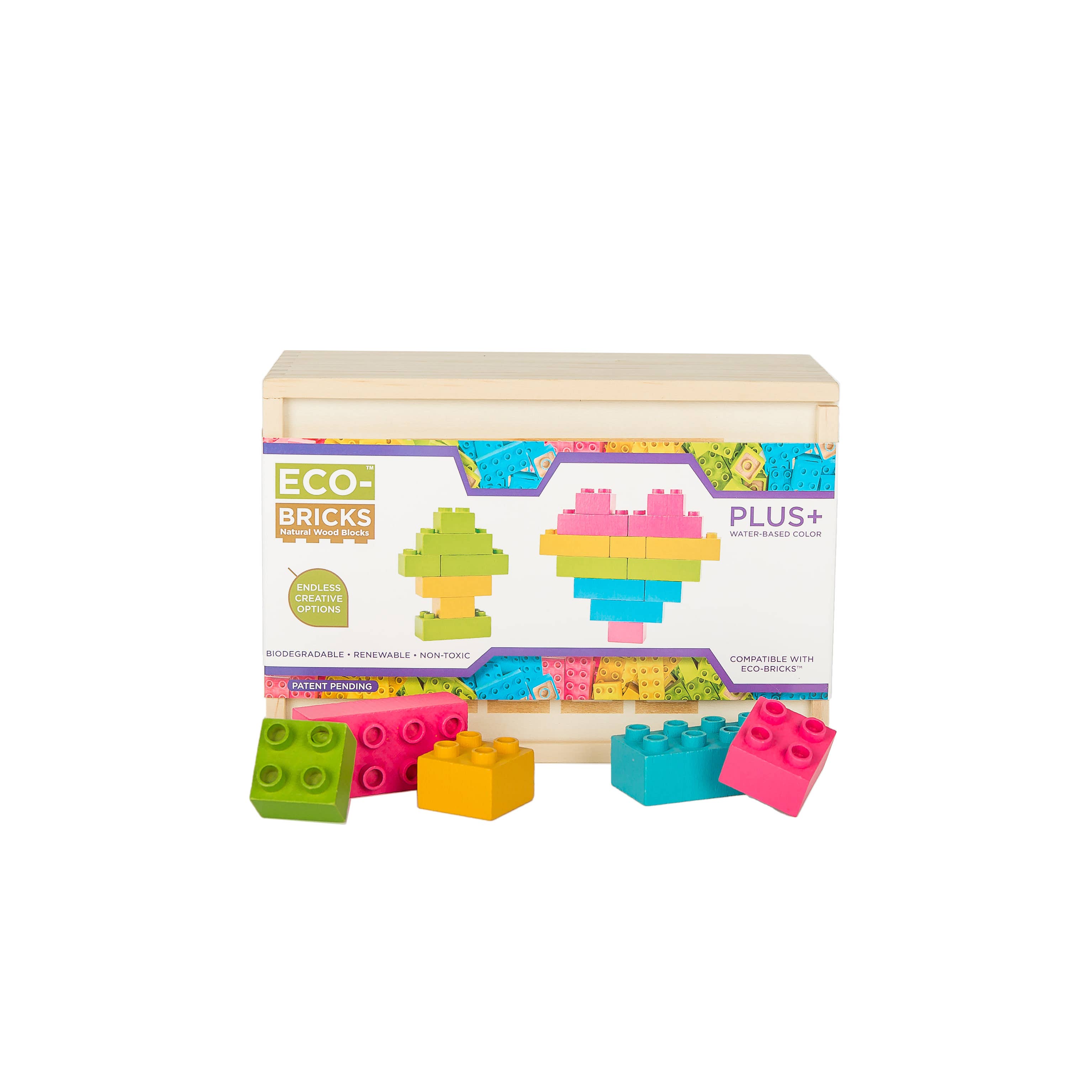 Once Kids - Wholesale Blocks - Kids Baby - Eco-bricks™ Color PLUS 25 Piece