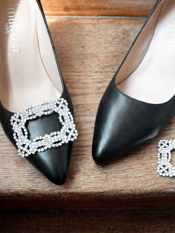 Joyce crystal clips for wholesale by Froufrouz