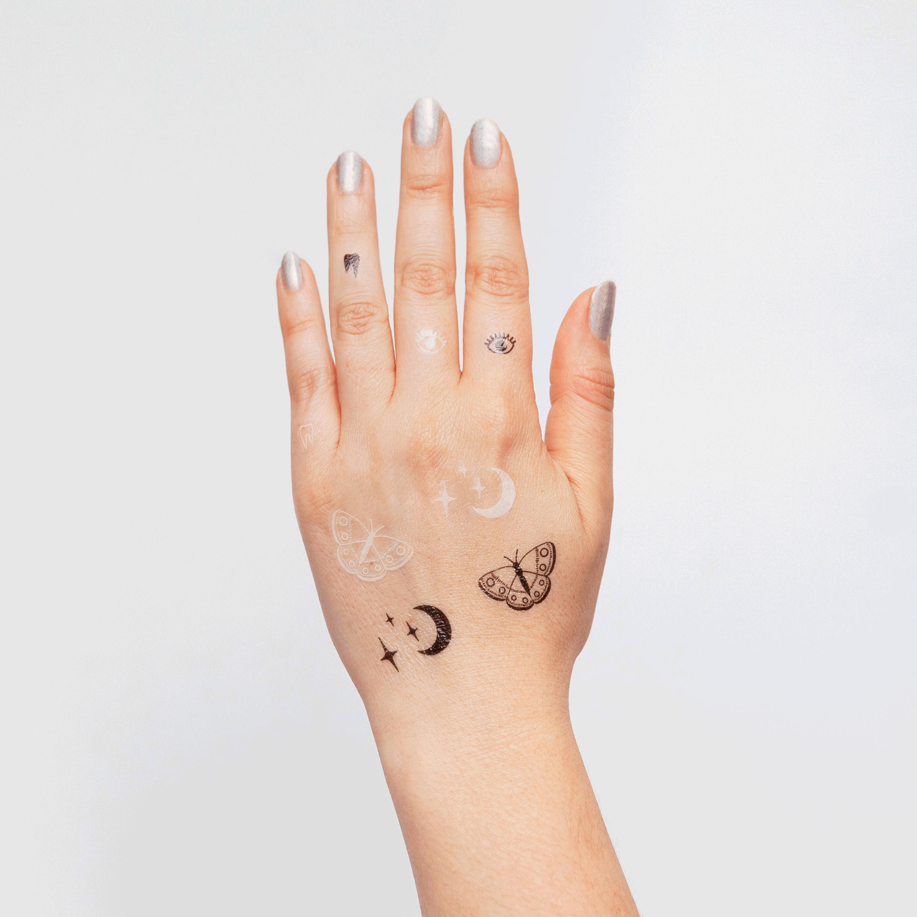 Tattly - Vente Tatouages temporaires - Feuilles de tatouage Curiosités (GID)2