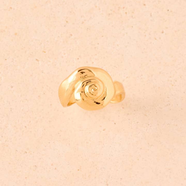 Ammoni Ring | Jewelry Gold Gift Waterproof for wholesale by Agapée Jewelry