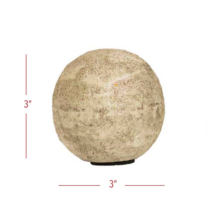 Foreside Home & Garden - Wholesale Decorative Tabletop Object - Charlotte Set 3 Decorative Balls Antique White Terracotta5