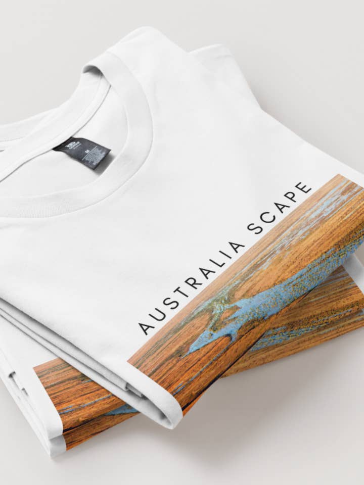 Australia Scape - Wholesale T-shirt (graphic) – unisex - Simpson Desert 100% Cotton T-shirt – Made in Australia3