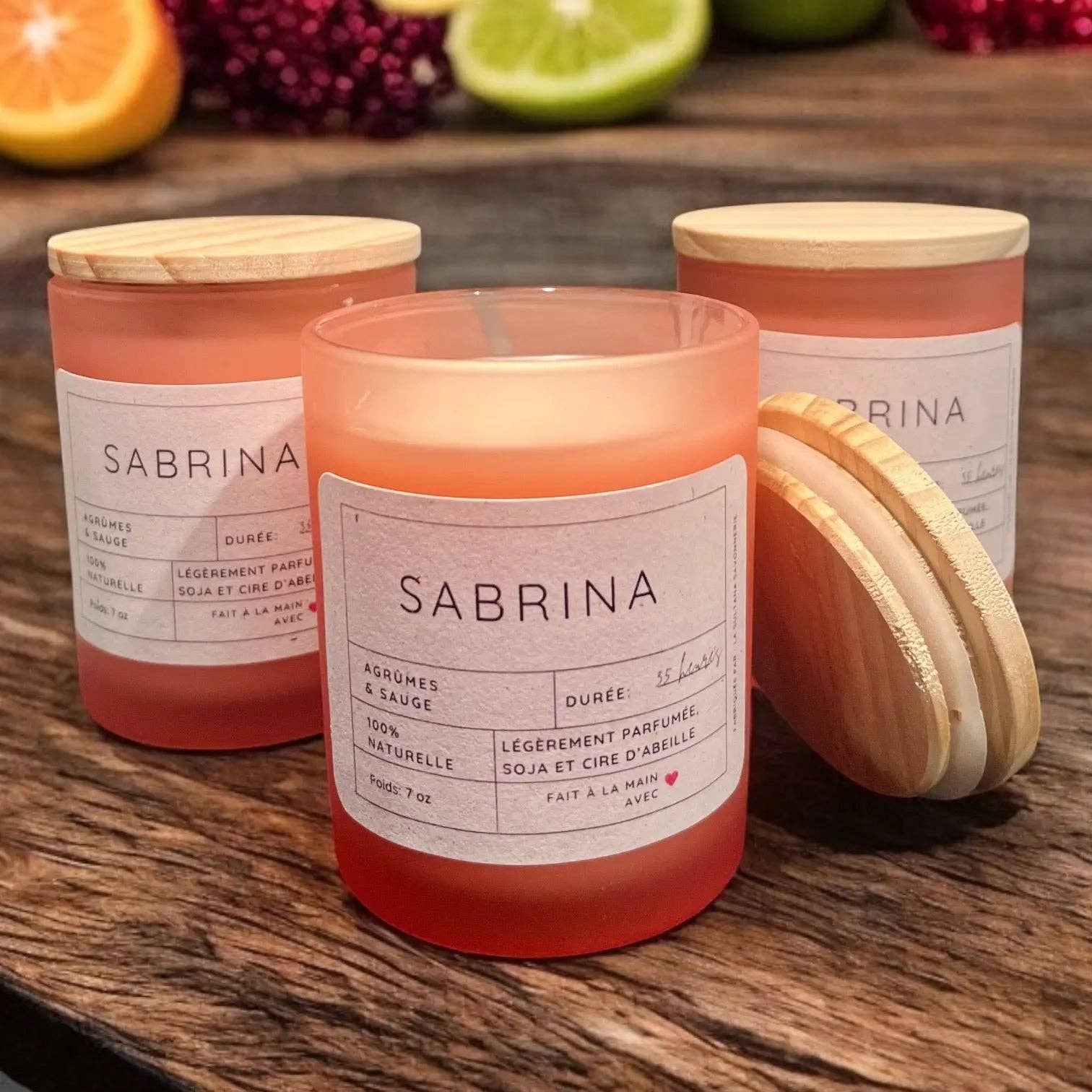 La Sultana - Wholesale Jar/Filled Candle - SABRINA citrus & sage1