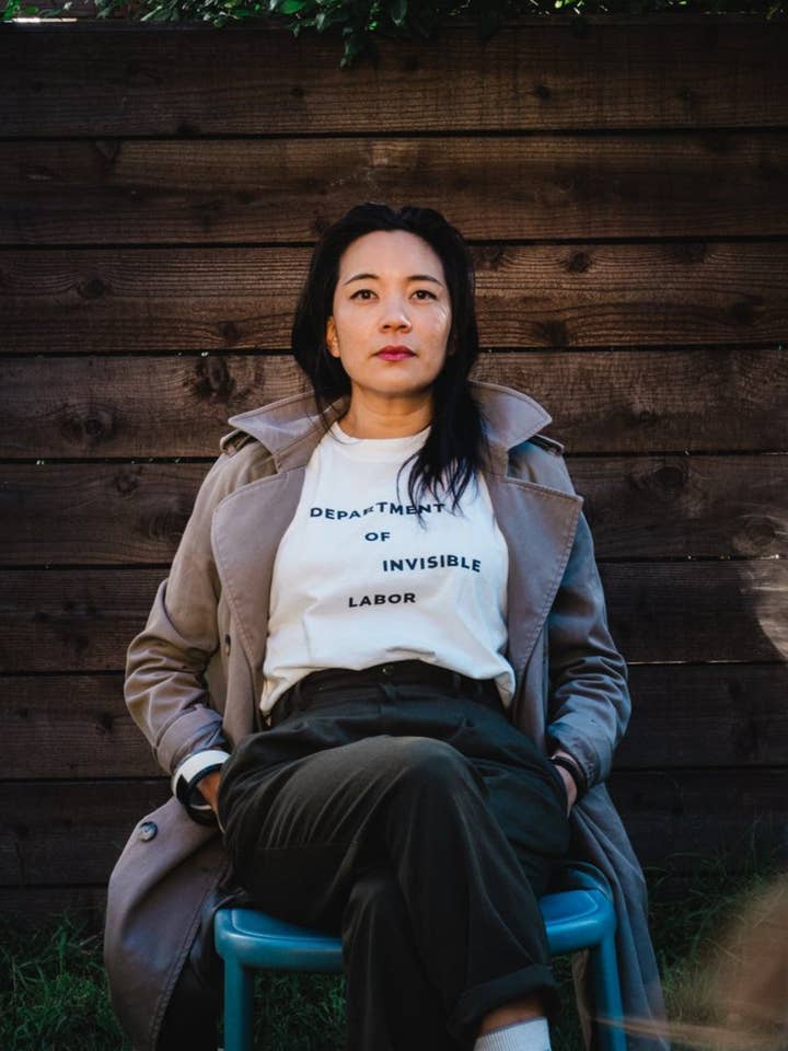 Short Sleeve White Tee for wholesale by Department of Invisible Labor