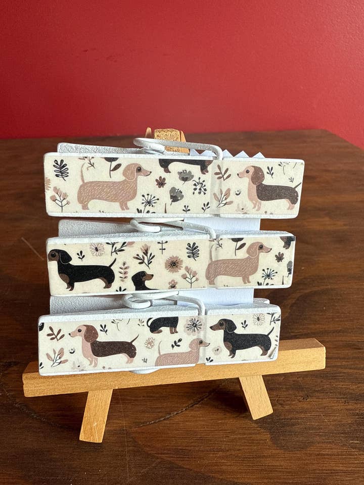 NUEVO Clip para Bolsa de Aperitivos con Forma de Perrito Salchicha - Recuerdos de Fiesta - para venta al por mayor de NanCBeeCreations