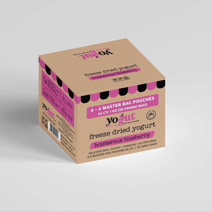 Mira International Foods Inc - Wholesale Fruit snacks - SASSY BLUEBERRY YOGUT FREEZE DRIED YGT 5B PROBIOTICS 6x1oz4