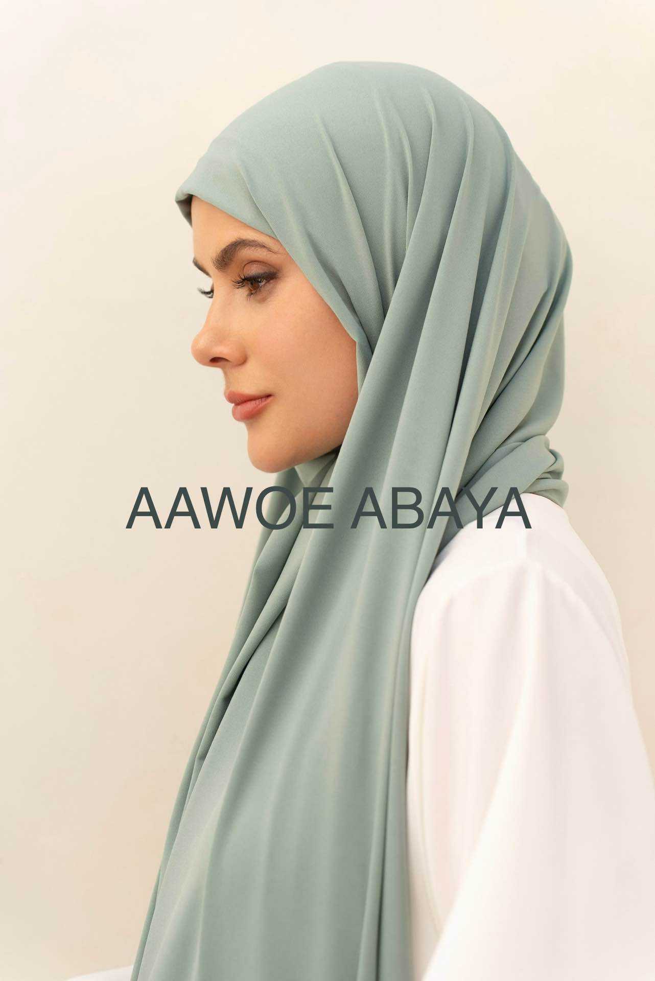 Aawoe Abaya - Wholesale Hijab - Women's - Elegant Long-Sleeve Shawl - 2484-HIJ45