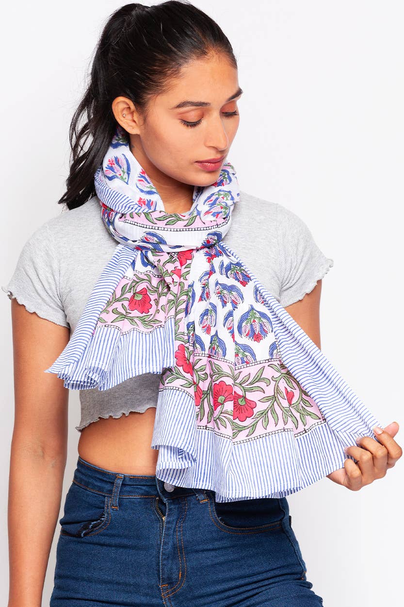 Sevya Handmade – wholesale Wrap - Dam – Sunanda blocktryckta saronger19