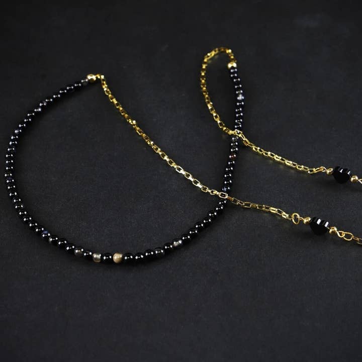 Lenzenvloeistof halsketting/kettingen voor wholesale door Nubia Joalharia