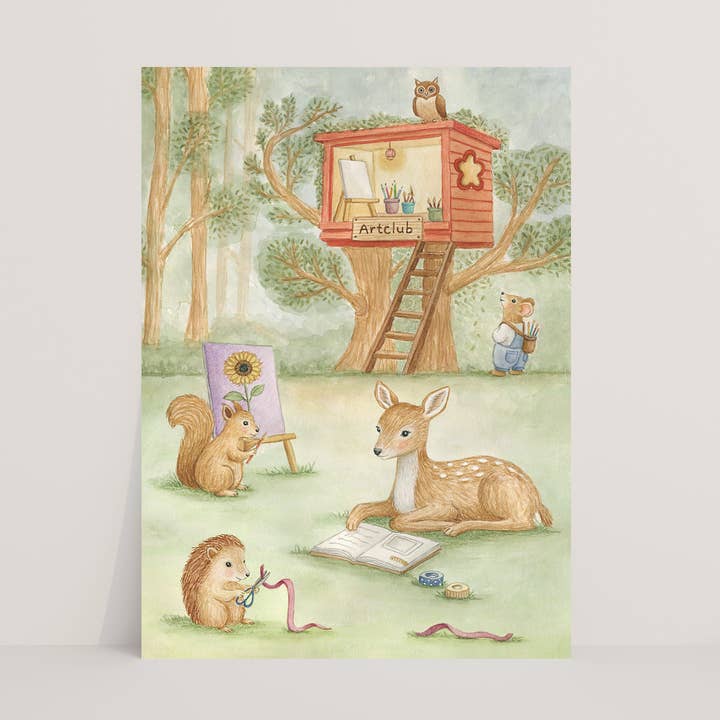 Cartolina "Artclub" per la vendita all'ingrosso da parte di Appeloogje