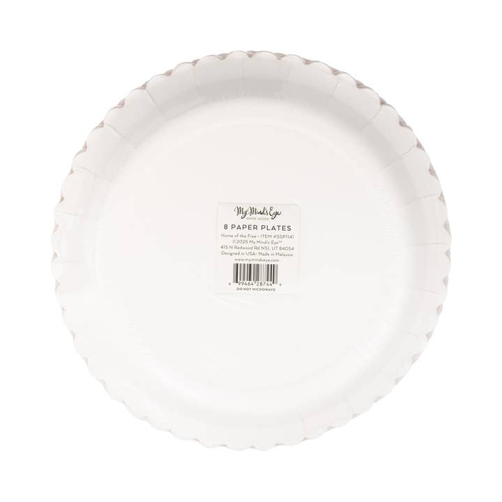 My Mind’s Eye – Prato descartável por atacado – SSP1141 - Casa do Prato de Papel de 9" Livre2