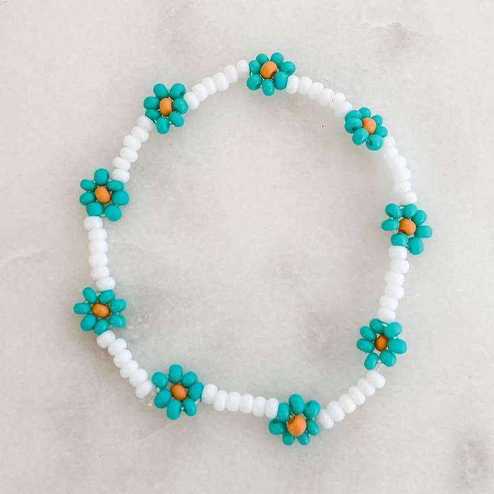 Surfer Babe Armband/Fußkettchen für den Großhandel von Dainty Daisy Bead Co.