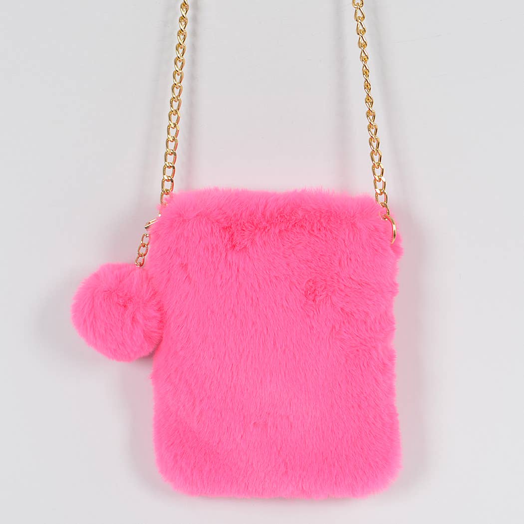 3AM BY H&D ACCESSORIES - Vendita all'ingrosso Borsa a tracolla - Donna - Borsa per cellulare in pelliccia sintetica6