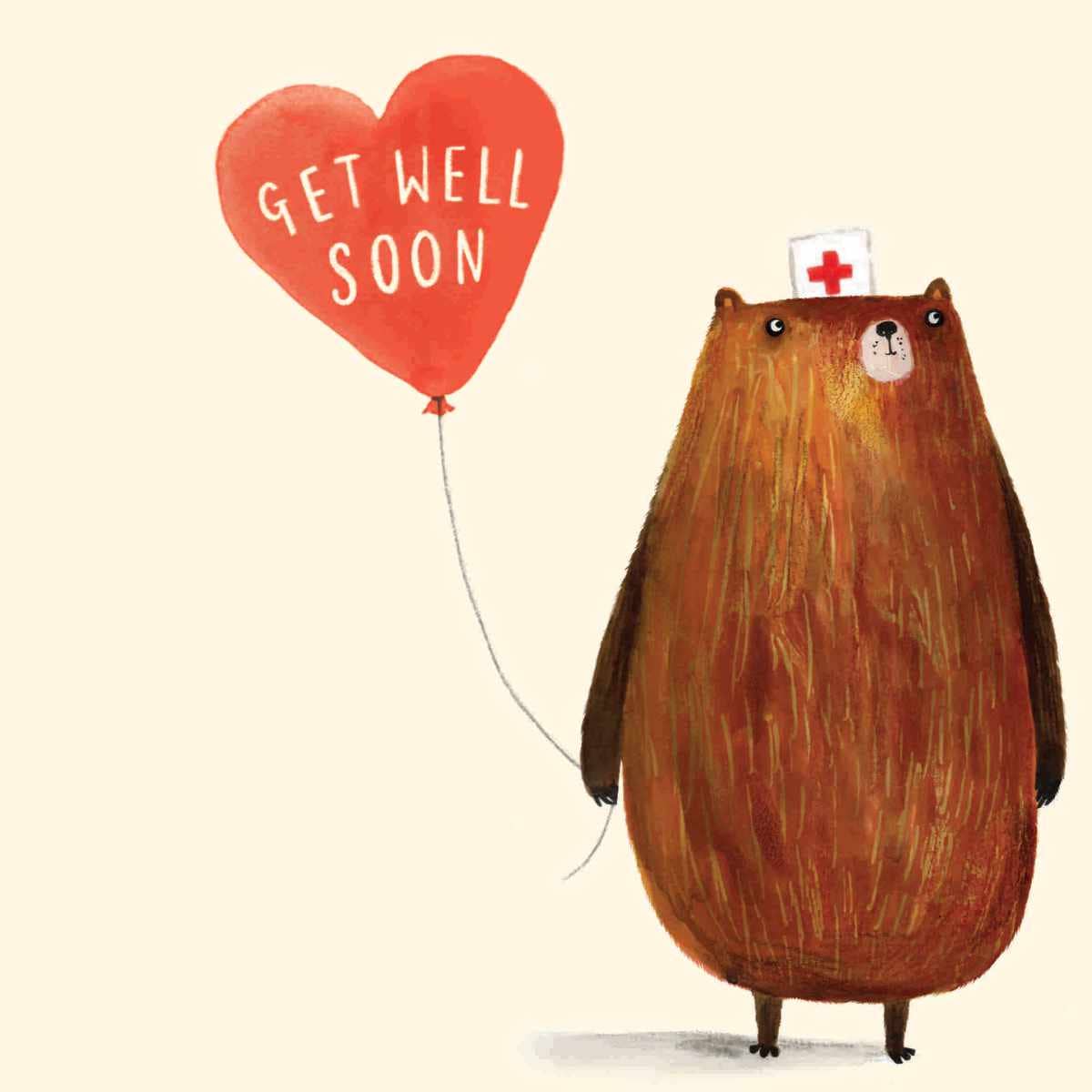 Charley Rabbit Cards - Venta al por mayor Tarjeta "Que te mejores" - Tarjeta de Felicitación de Oso de Pronta Recuperación | Tarjeta de Animal de Pronta Recuperación1