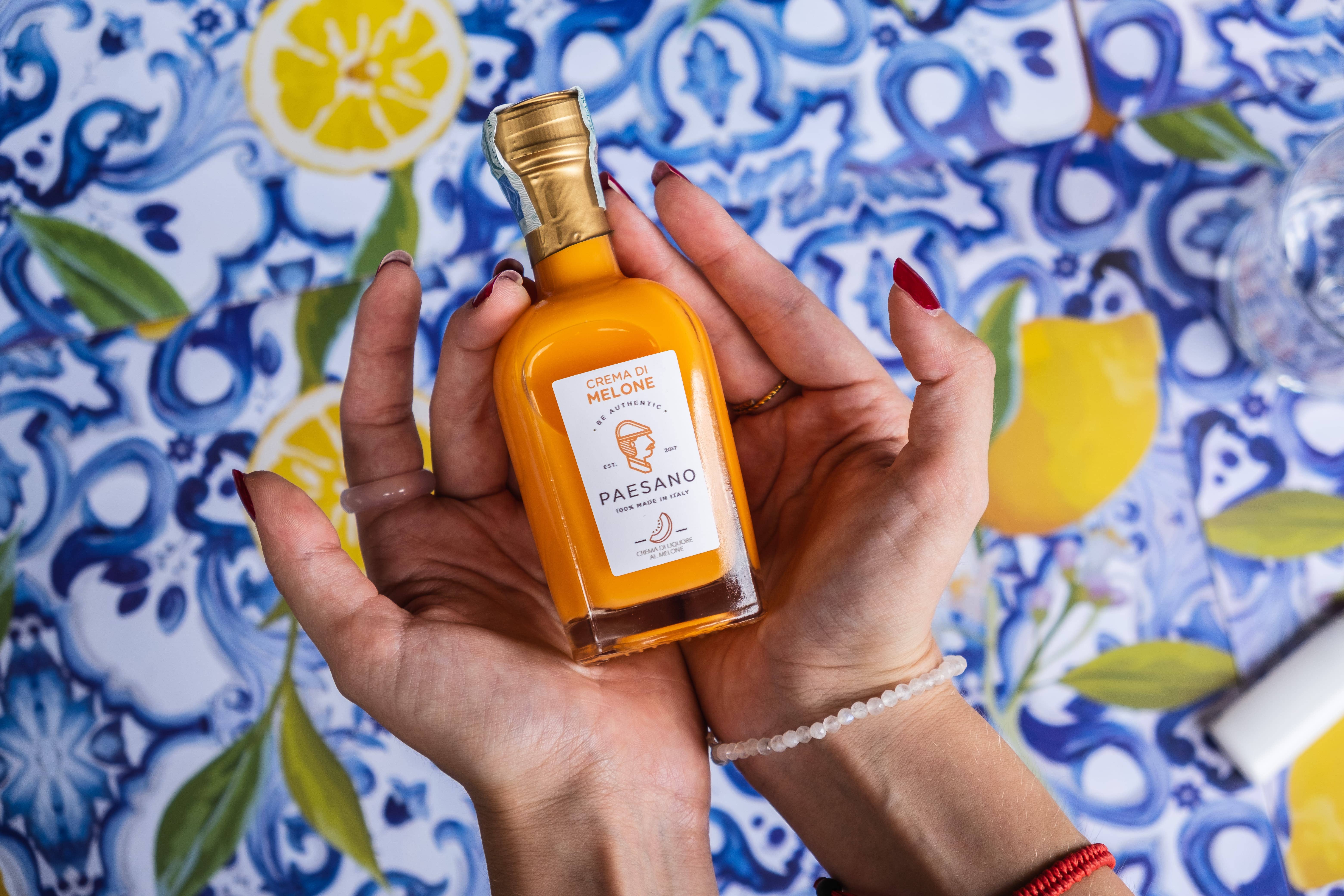 Paesano Srl – Engroshandel Likør – Cantaloupemelon Likørcreme (17 %) lavet i Italien2
