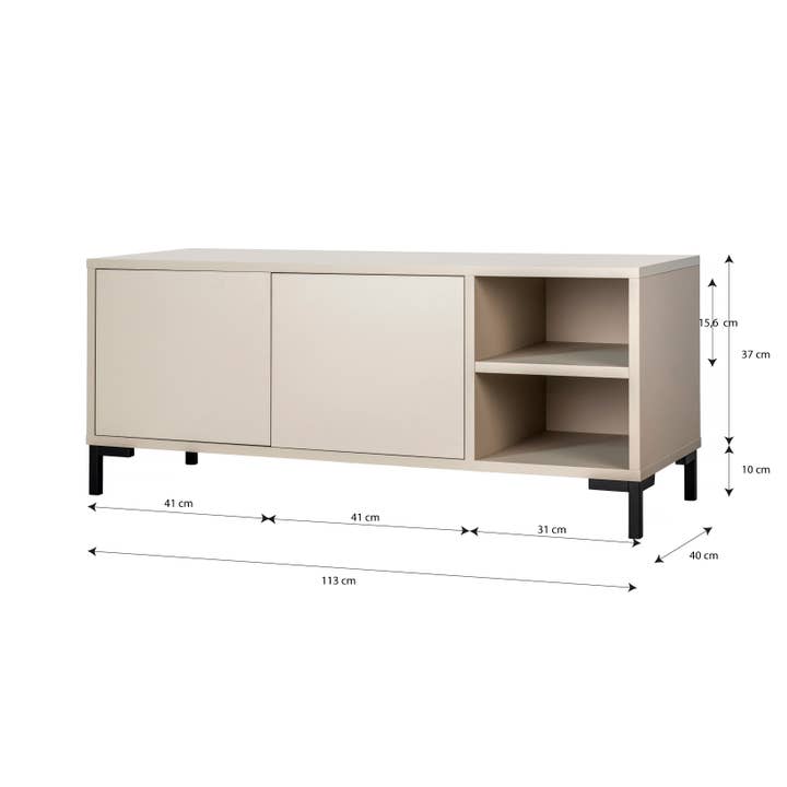 Really Nice Things - Vendita all'ingrosso Consolle - Mobile TV Mirko 113 cm11