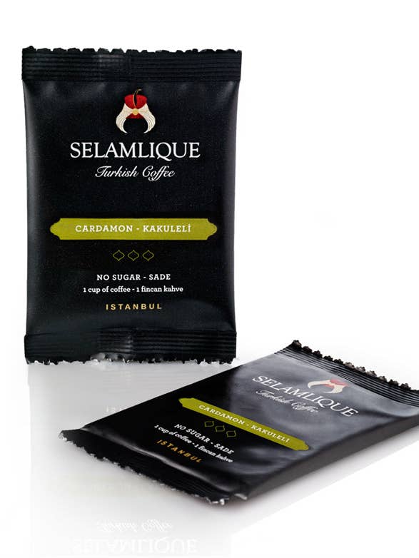 Café Turco Cardamão Selamlique - Saquetas de Servir - por atacado de Aladdin