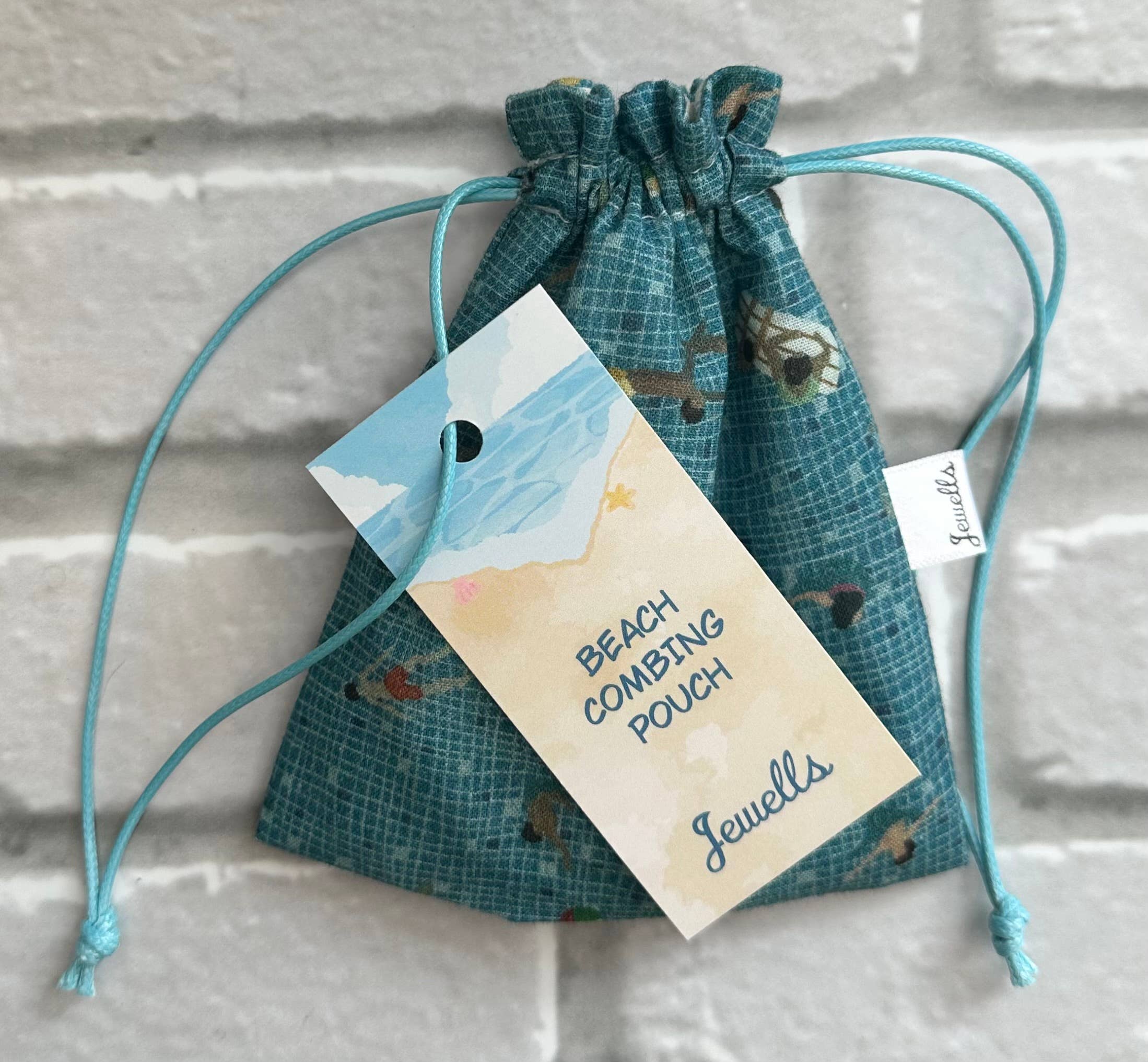 Jewells - Vente Pochette – femme - Sac de collecte de plage en tissu Sea Beach Combing 2 modèles2