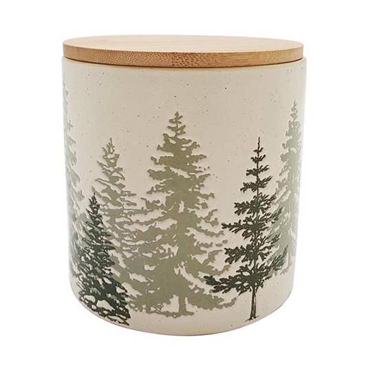 EVERGREEN SKOV 5'' KANISTER JUL for engroshandel hos Blue Sky Clayworks