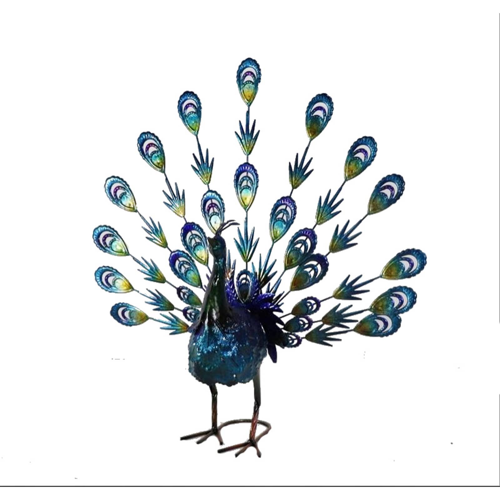 Three Star IM/EX Inc. - Wholesale Decorative Figurine - 23X21 PEACOCK WITH HEAD FRONT2