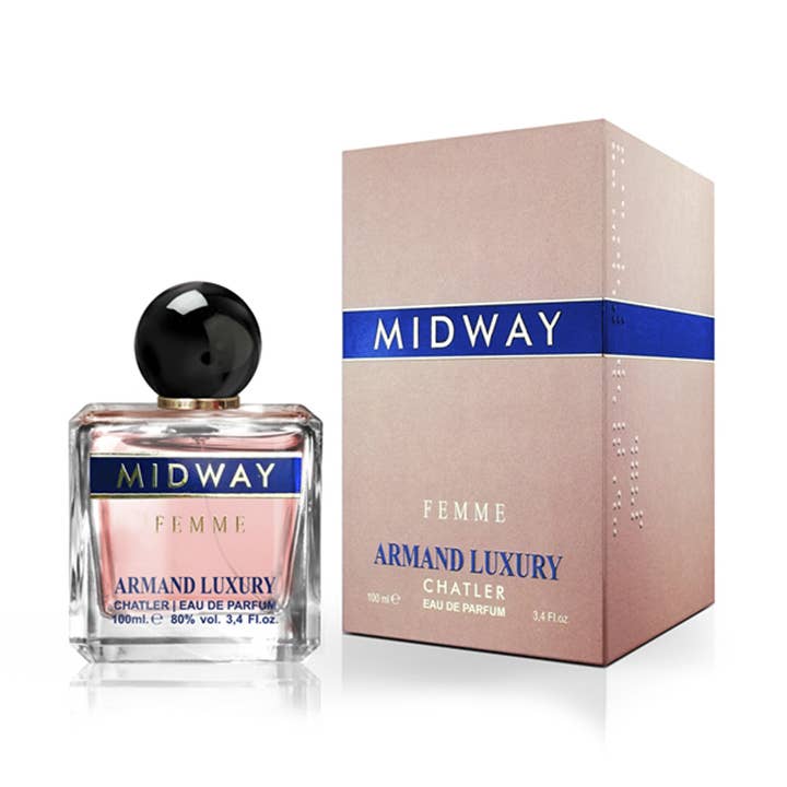 CHATLER Armand Luxury Midway Eau De Parfum 100ML per la vendita all'ingrosso da parte di FRAGRANCE WHOLESALE LTD