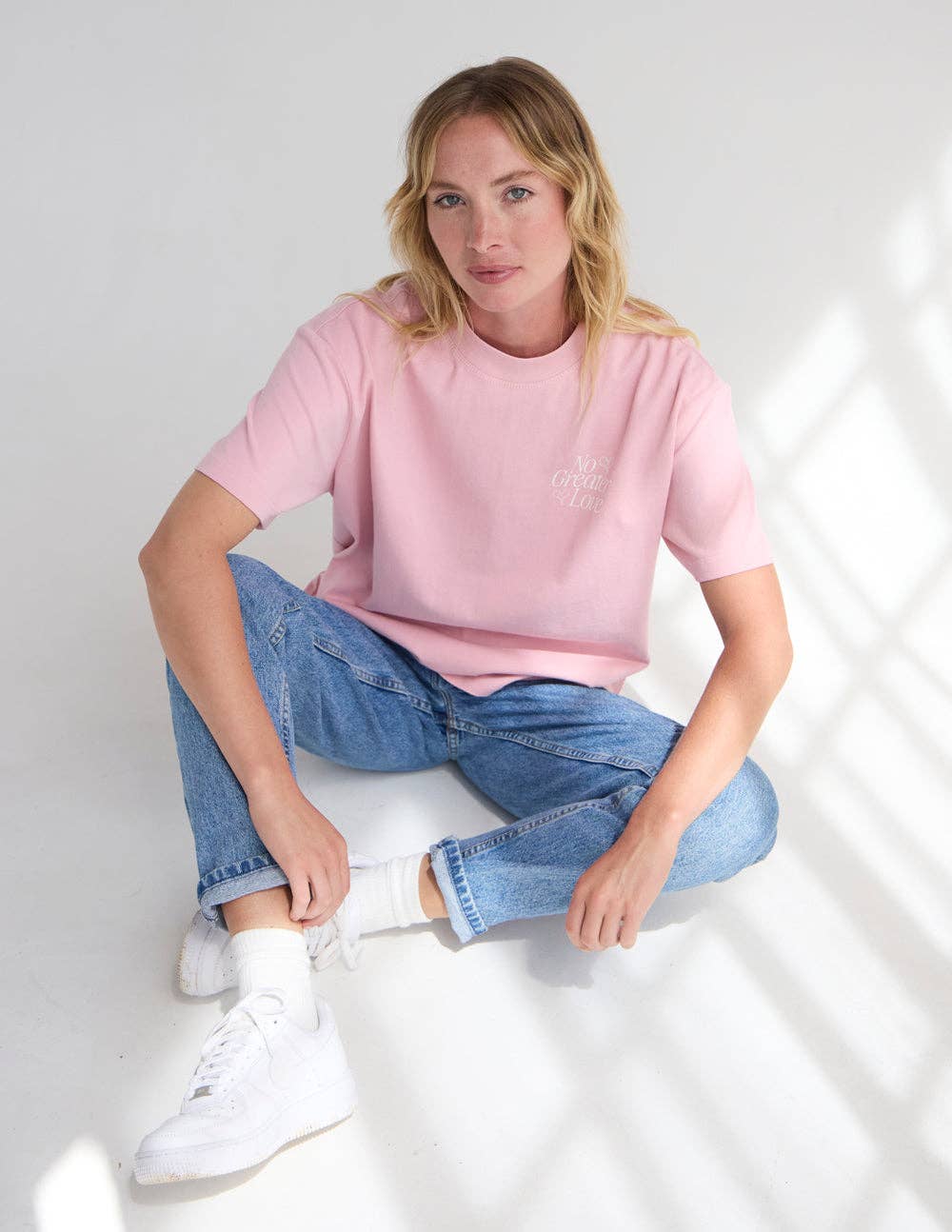 Elevated Faith - Wholesale Screen Printed T-Shirt - Women's - No Greater Love Unisex Tee4