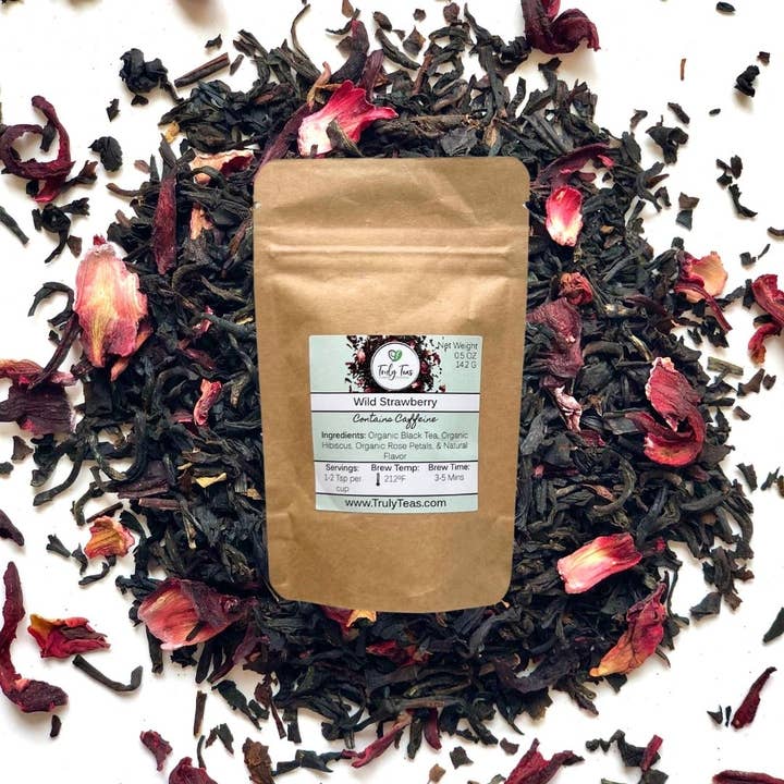 Truly Teas - Vente Thé en vrac - Fraise des bois