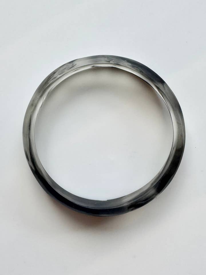 Organic Resin Stacking Bangle for wholesale by Greenwood Designs