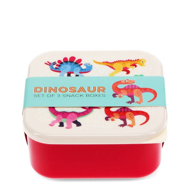 Bobangles - Wholesale Snack box – Child & baby - Rex London Snack Box Set of 3 - Baby Dinosaur1