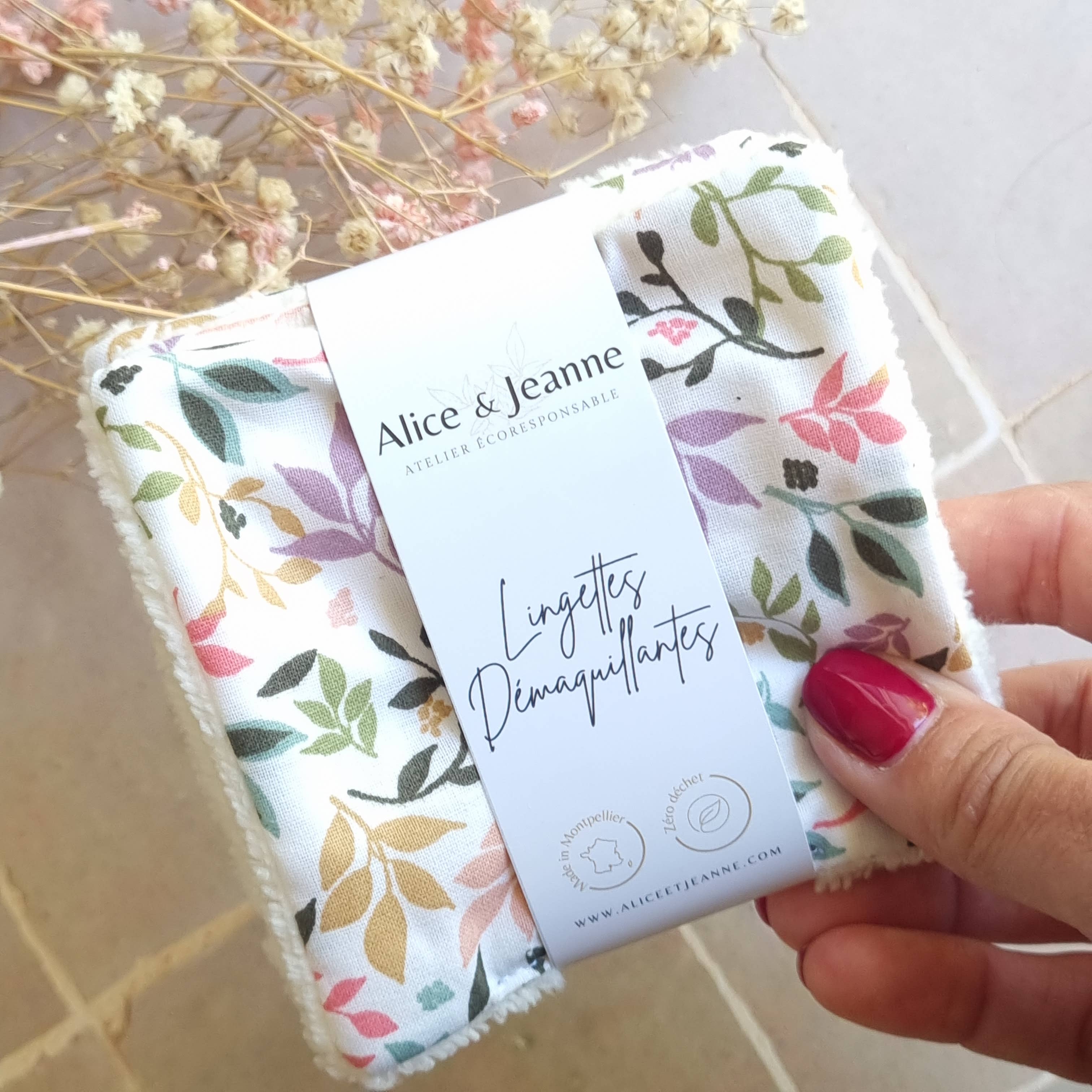 Alice et Jeanne - Wholesale Makeup Remover - Juliette X5 washable makeup remover wipes1