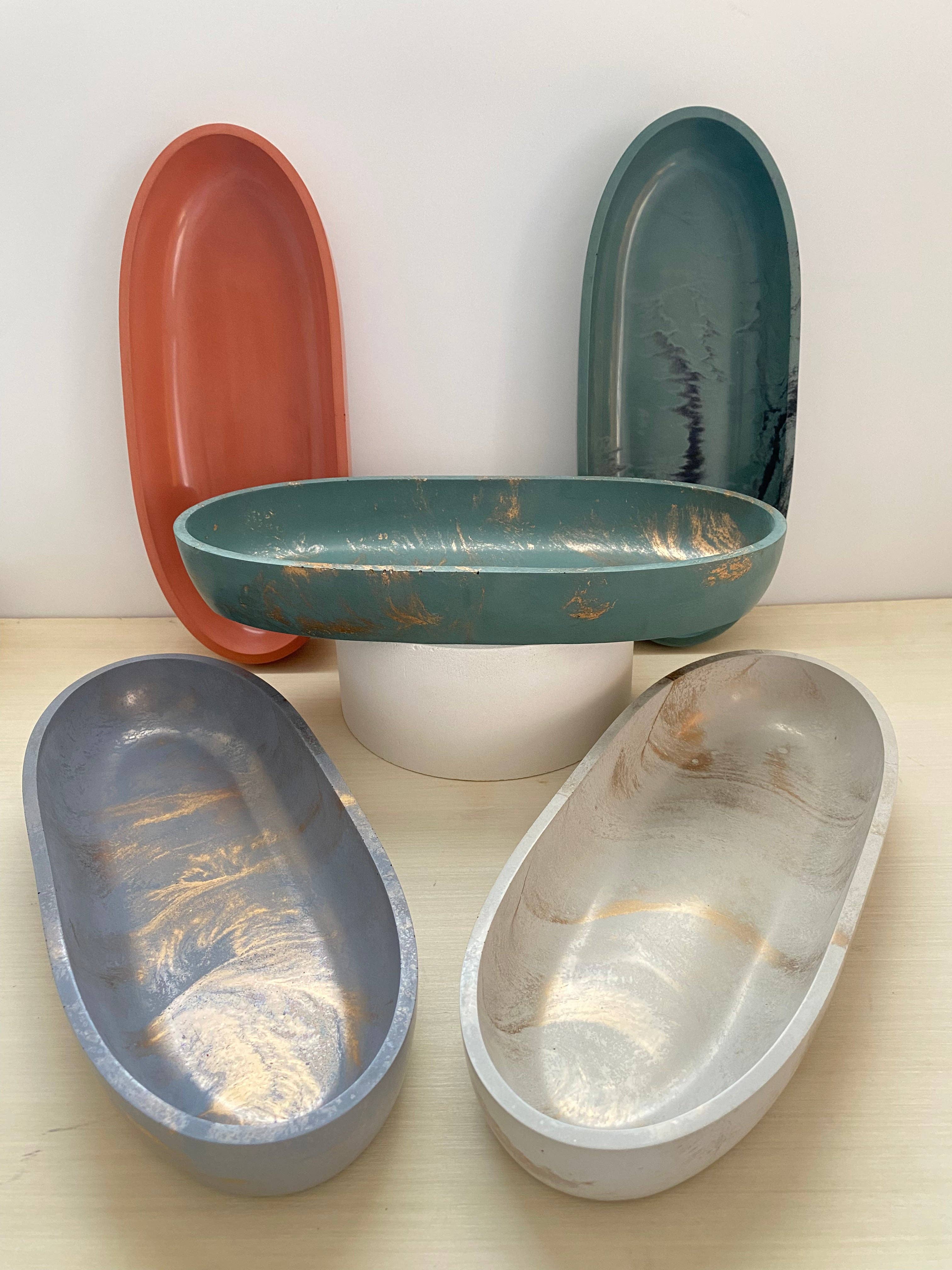 Fancy Concrete - Wholesale Decorative Plate/Dish/Bowl - Dough Concrete Bowl8