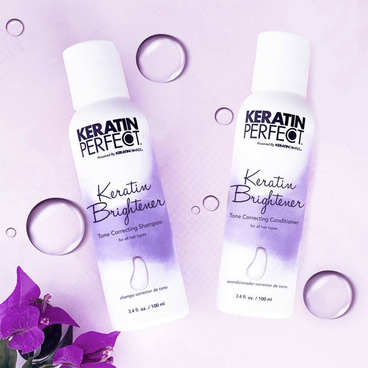 Keratin Perfect - Wholesale 2-in-1 shampoo & conditioner - Keratin Brightener Travel Duo1