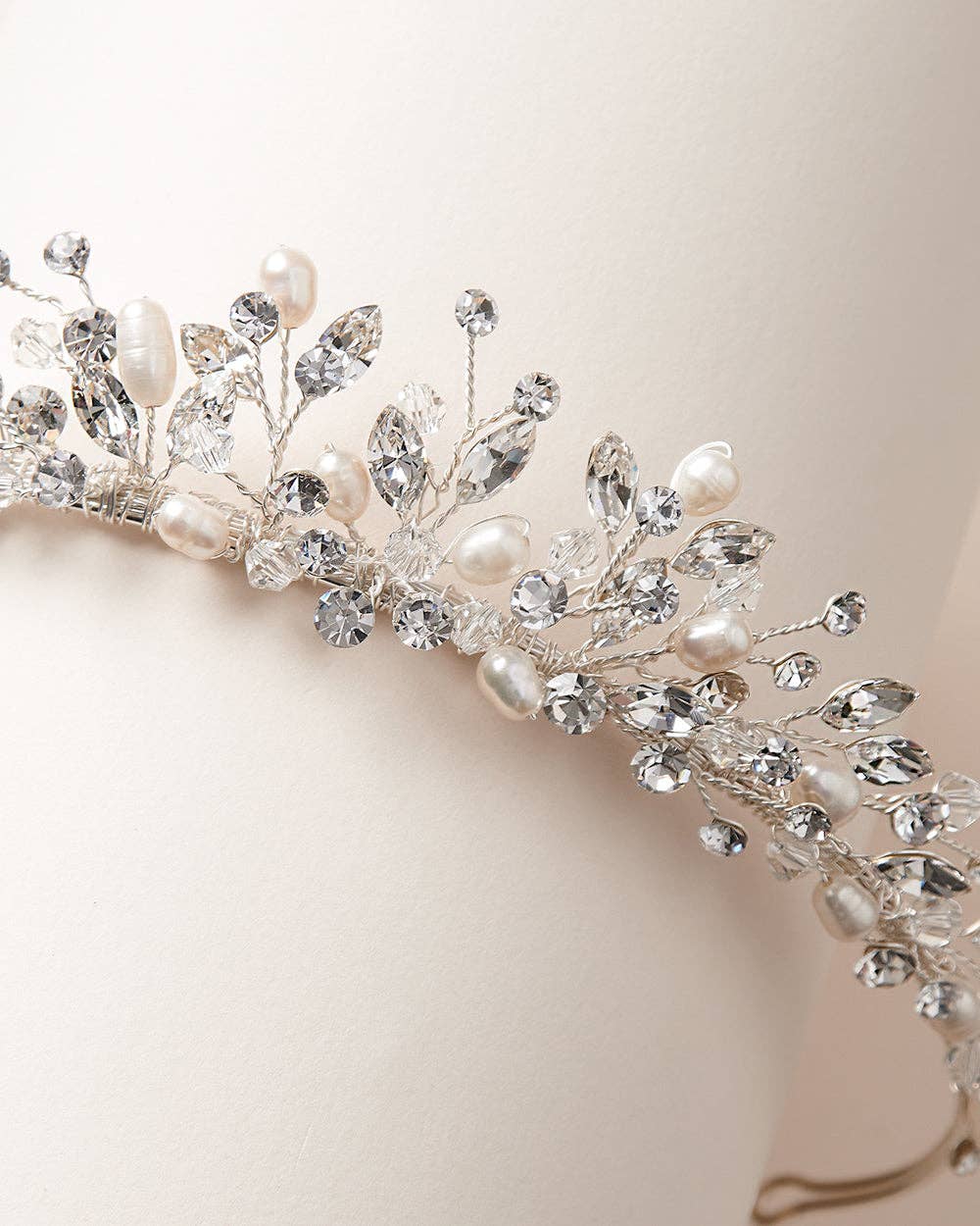 Dareth Colburn Designs - Wholesale Tiara - Women's - Aspen Pearl & Crystal Tiara1