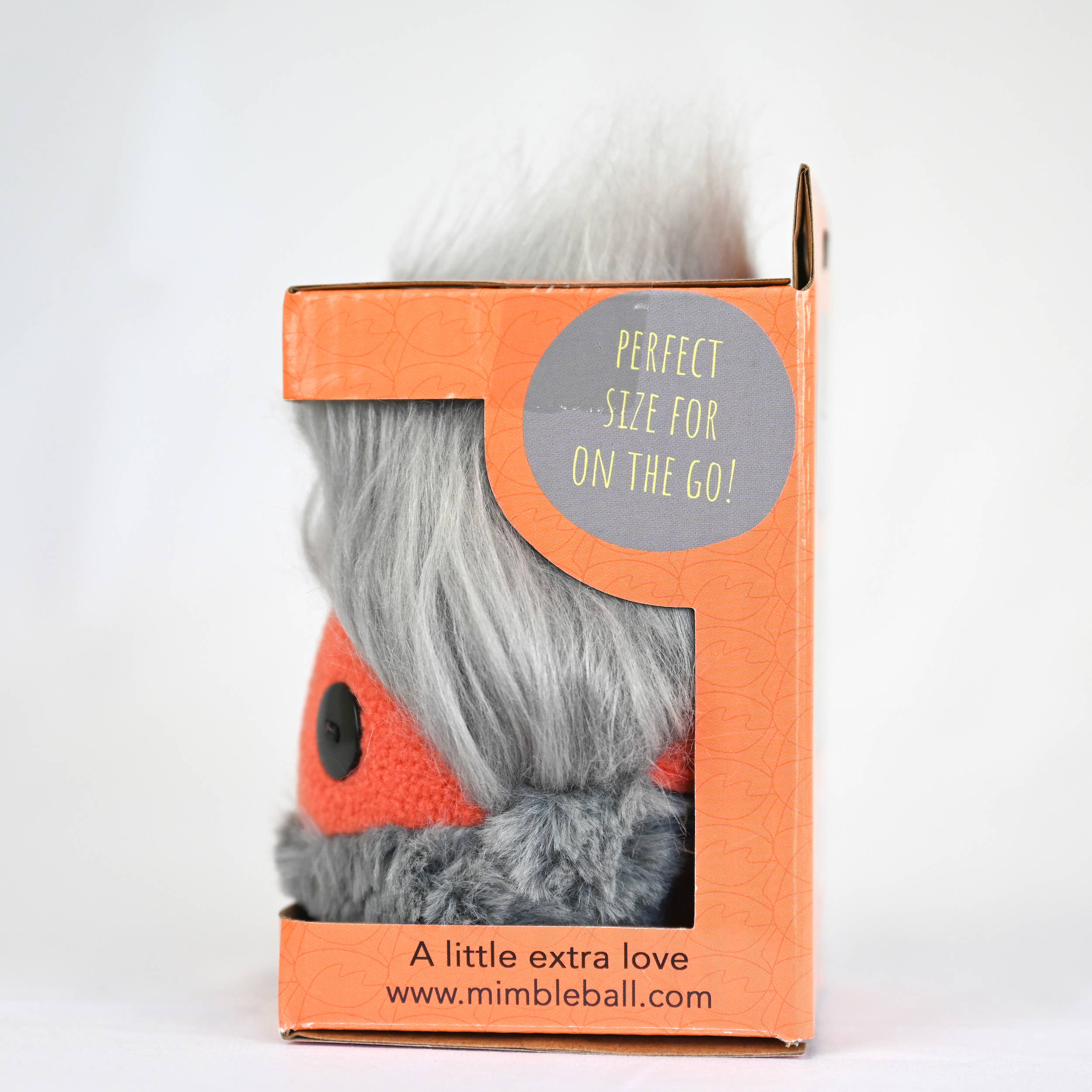 Mimbleball - Vente Peluche – enfant et bébé - Mini Ira (boîte d'emballage) - le compagnon douillet et réconfortant.1