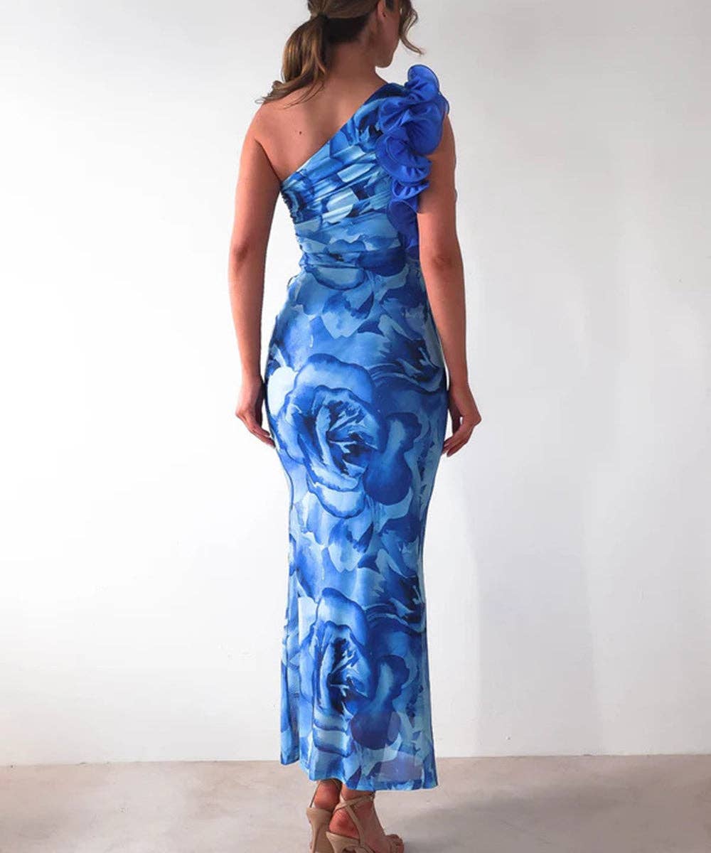 Aria Romance - Vente Robe de soirée – femme - Robe moulante à appliques florales15