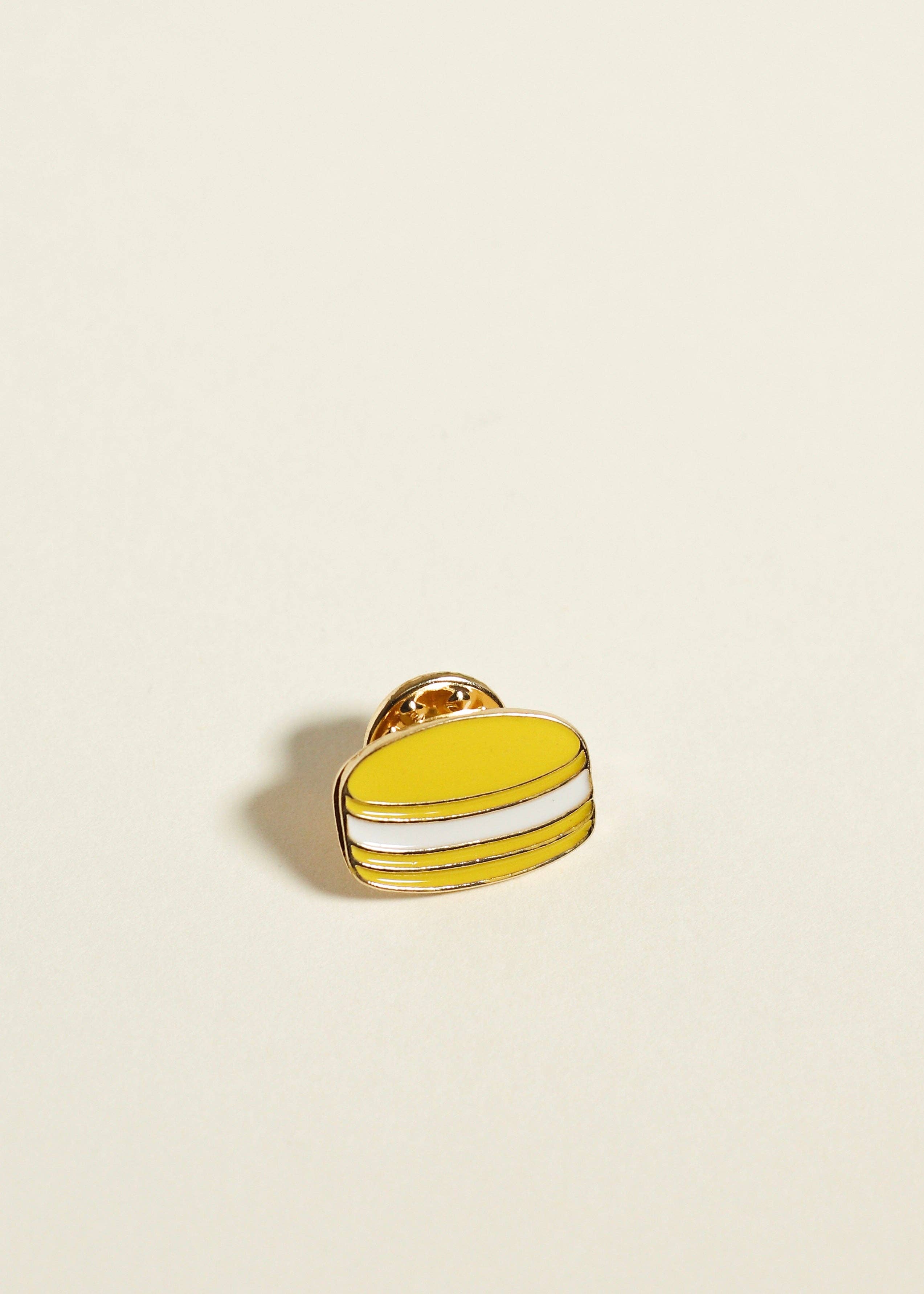 Voguette Paris - Vente Broches - Pin’s MACARON jaune0