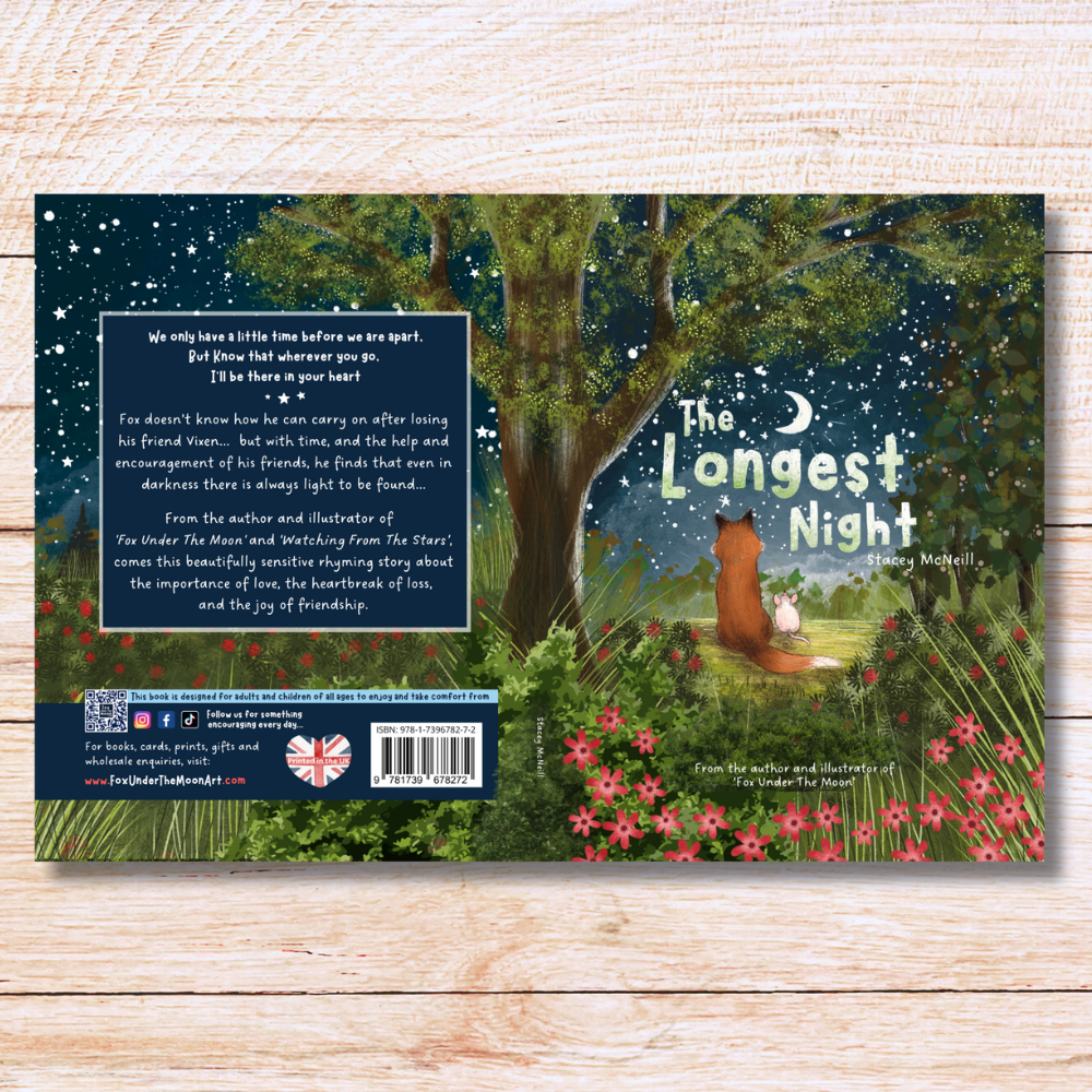 Fox Under The Moon – wholesale Pre-school book (3–5) – 'The Longest Night' Paperback Book + bookmark2