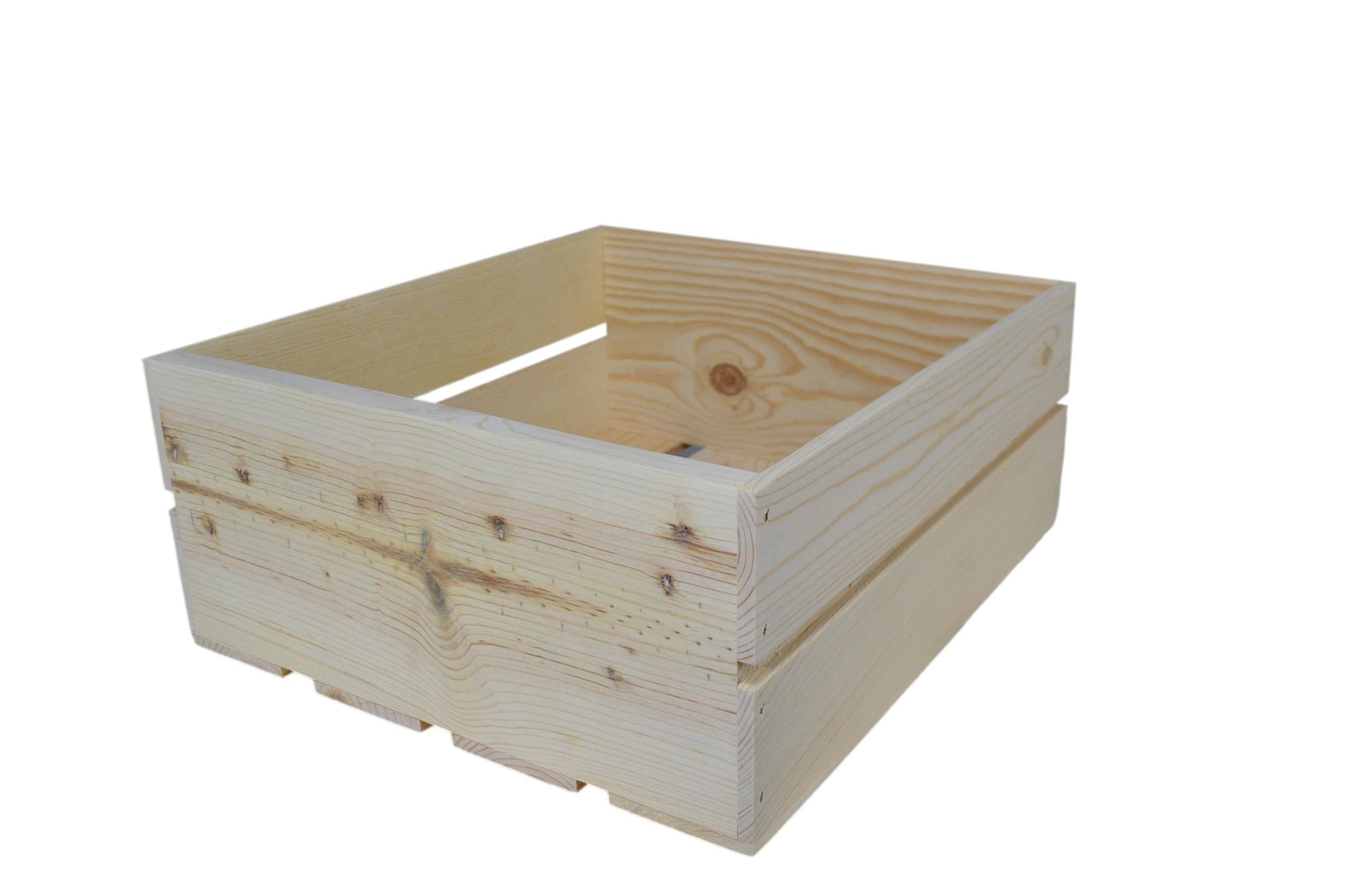 Poole & Sons Inc. - Vente Boîtes décoratives - Caisse en bois rustique 16 ″ (en vrac)3