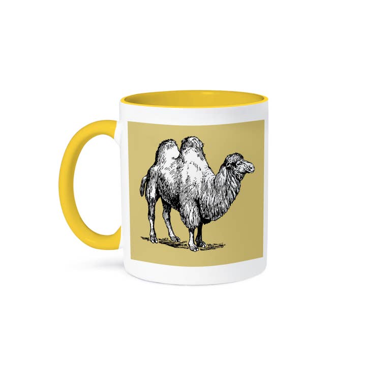 3dRose - Wholesale Coffee Mug - 3dRose, Bactrian Camel Vintage Style Illustration, Mug