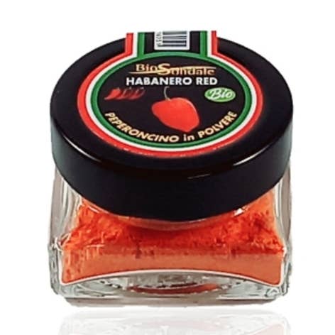 POUDRE DE PIMENT ROUGE HABANERO 15 g pour la vente par BIOSOLIDALE