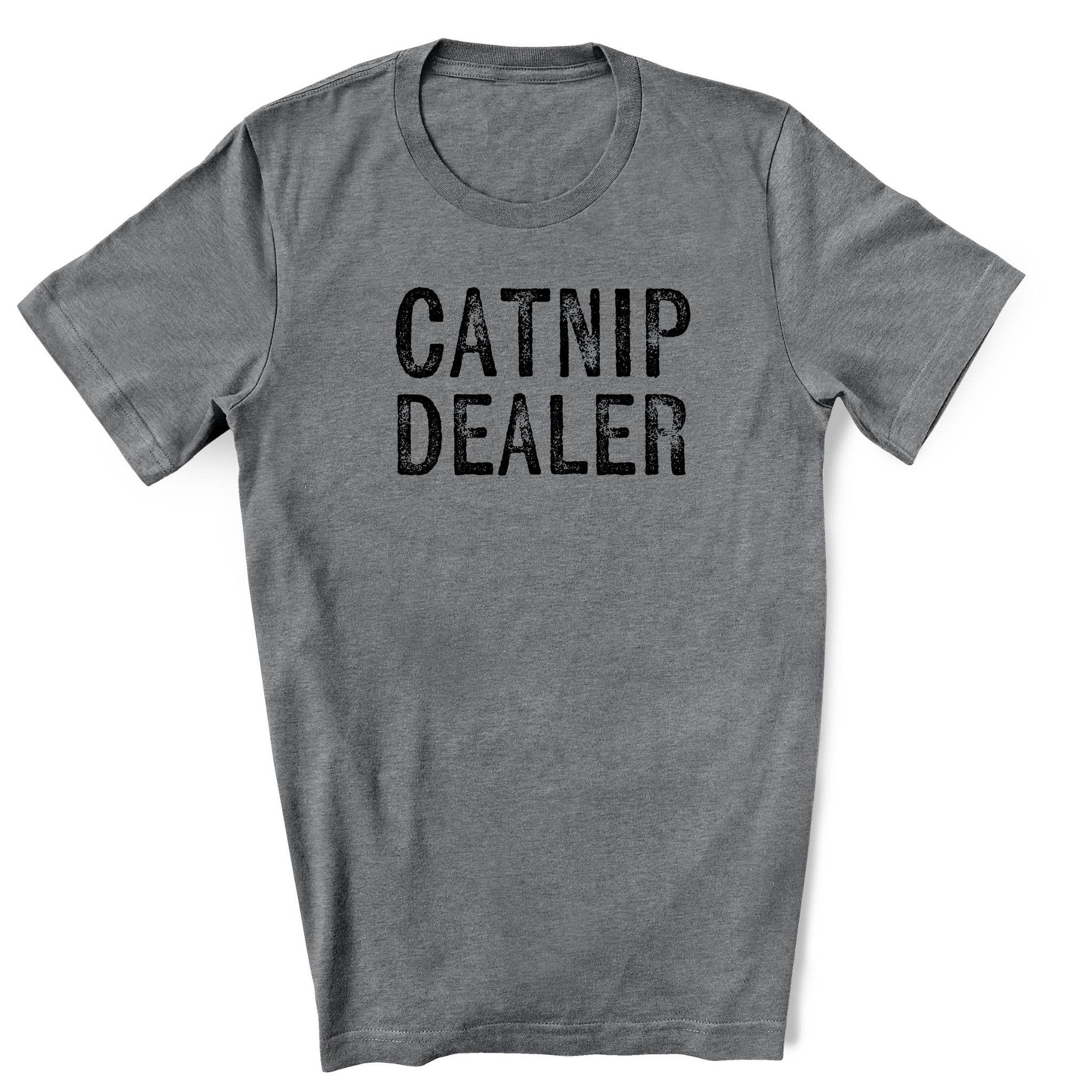 Luv the paw - Wholesale T-Shirt (Graphic) - Unisex - Catnip Dealer - Funny Shirt for Cat Lovers - Luv the Paw