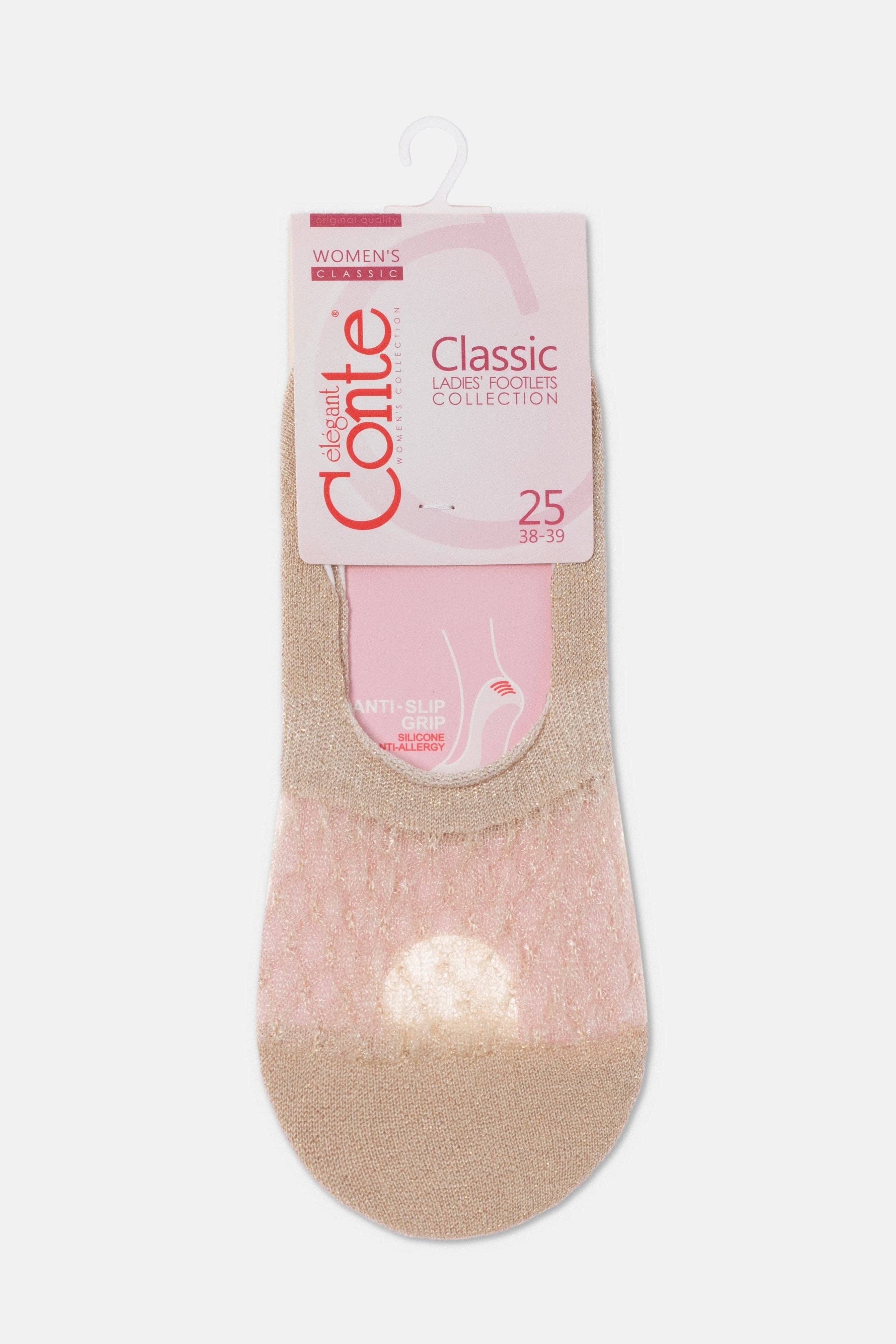 Conte Elegant - Wholesale Socks - Women's - Footlets Conte Classic - 236 Made of Viscose with Lurex5