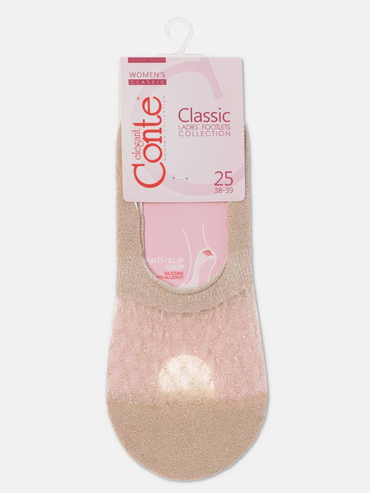 Conte Elegant - Wholesale Socks - Women's - Footlets Conte Classic - 236 Made of Viscose with Lurex5