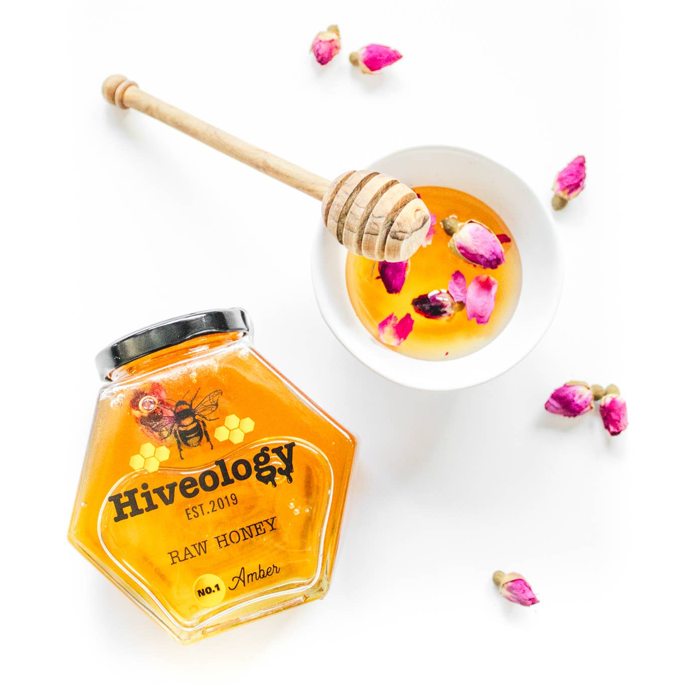 Hiveology - Wholesale Honey - Rose Infused Honey1