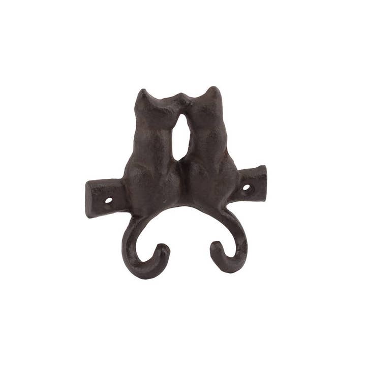 CGB Giftware - Wholesale Wall Hook - Double Cat Tail Wall Hook