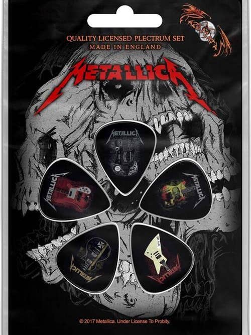Metallica - Guitars Guitar Picks (Set of 5) for wholesale by Scorpio Posters