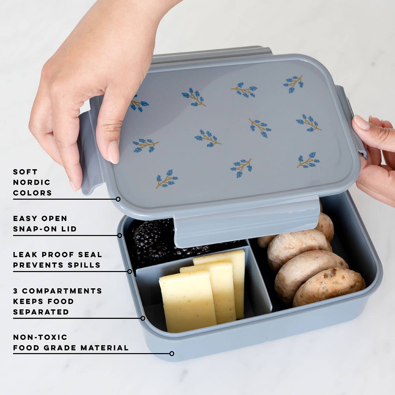 3 Sprouts - Wholesale Lunch Bag/Box - Kids - Recycled Plastic Bento Box2