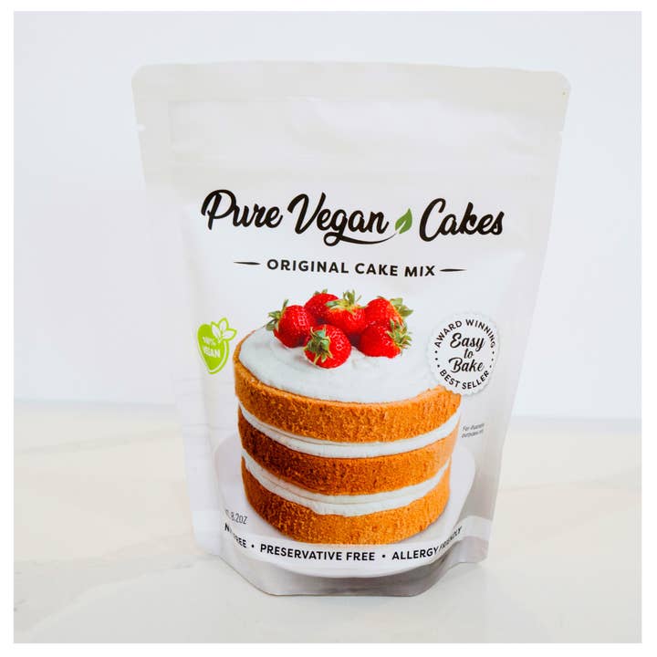 Pure Vegan Cakes - Wholesale Cake mix - Pure Vegan Cakes Original Cake Mix - Baking Mix- Nut Free